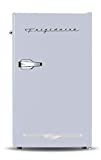 Frigidaire EFR376-MOONBM Retro Bar Fridge Refrigerator with Side Bottle Opener, 3.2 cu. Ft, Moonbeam