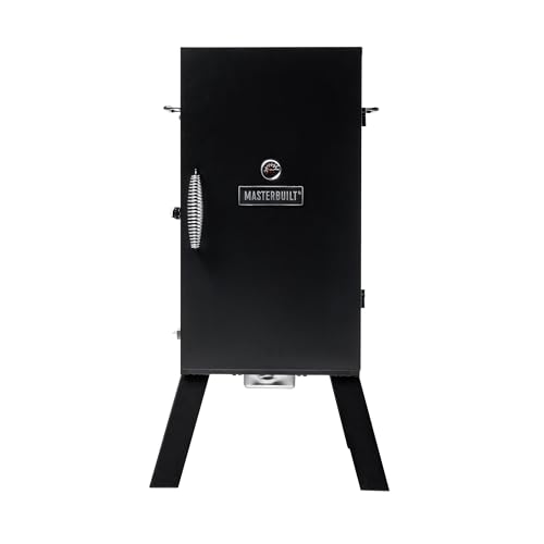 Masterbuilt MB20070210 Analog Electric Smoker with 3 Smoking Racks, 30 inch, Black