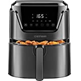 CHEFMAN Air Fryer 4.5 Qt, Healthy Cooking, User Friendly, Nonstick Stainless Steel, Digital Touch Screen with 4 Cooking Functions w/ 60 Minute Timer, BPA-Free, Dishwasher Safe Basket