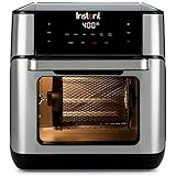 Instant Vortex Plus 10-Quart Air Fryer, From the Makers of Instant Pot, 7-in-1 Functions, with EvenCrisp Technology, App with over 100 Recipes, Stainless Steel